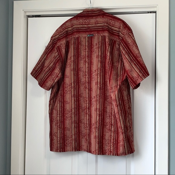 POINT ZERO Hawaiian tropical button down short sleeve shirt cruise wear - Picture 8 of 12